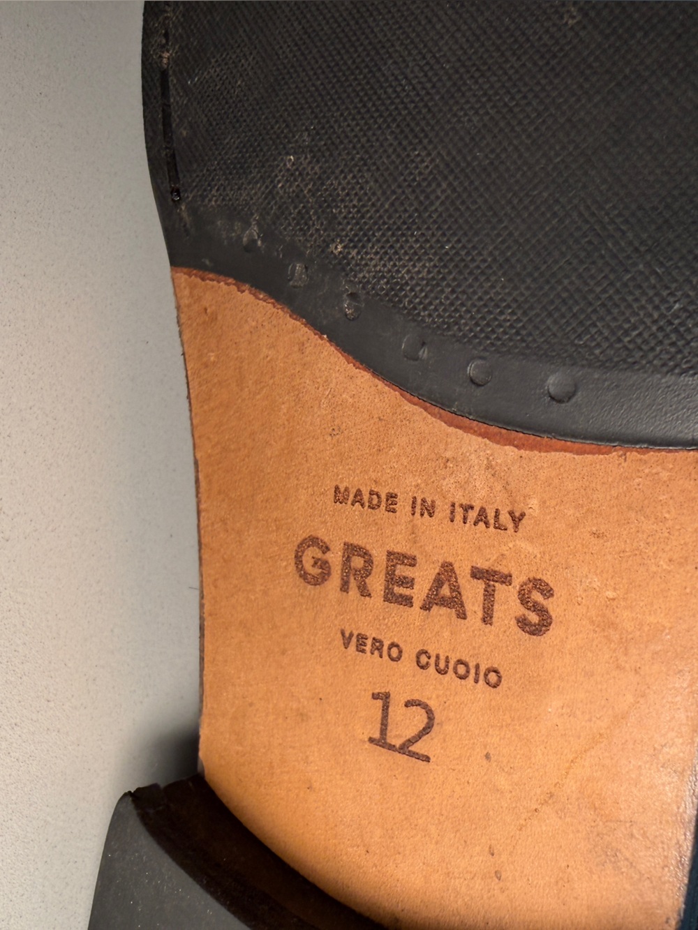 GREATS - Black Leather Penny Loafers in Men’s Size 12 - Picture 6 of 15